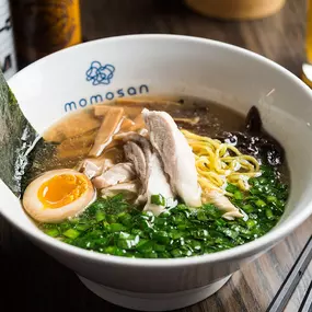 Momosan Seattle Ramen and Sake Tokyo Chicken Ramen Noodle Soup