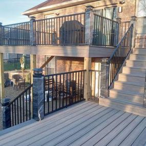 tiered deck