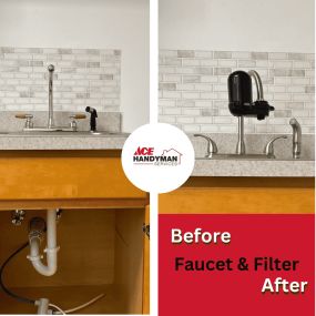 Ace Handyman Updates Faucet and Filter in Carrollton, VA