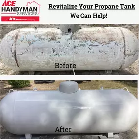 Ace Handyman Reitalize Propane Tank in Carrollton, VA