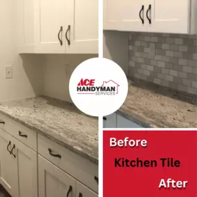 Ace Handyman Services install Tile in Kitchen in Chuckatuck, VA