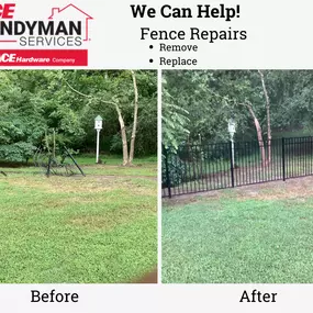 Ace Handyman Repair Fence in Suffolk, VA