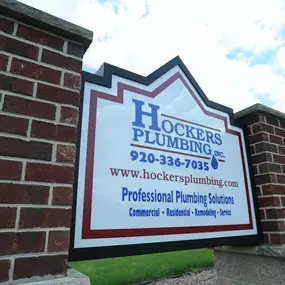 Hockers Home Services building sign