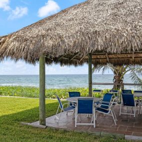 Tiki by the Ocean at Wiltshire House Condo Community in Highland Beach