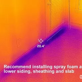 At Property Inspectors of Atlanta, we check for moisture with infrared at every home inspection!