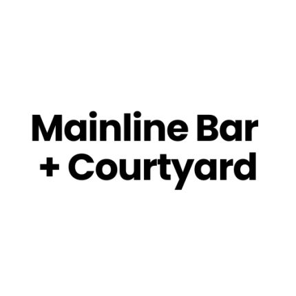 Logótipo de Mainline Bar + Courtyard