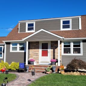 New vinyl siding replacement