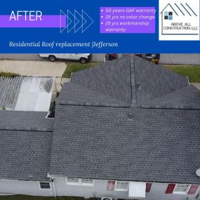 Residential Roof Replacement in Jefferson