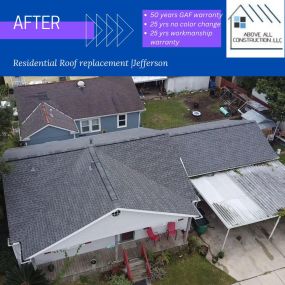 Residential Roof Replacement in Jefferson