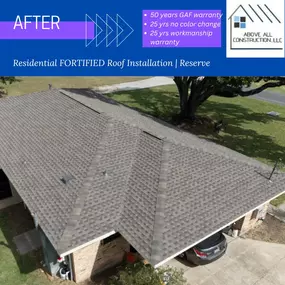 Fortified roof installation