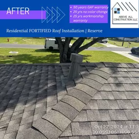 Fortified roof installation