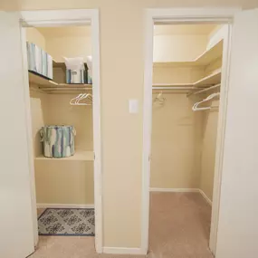 Spacious Closets