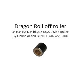 Dragon roll off trailer roller