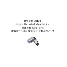 Roll-Rite 20120 Motor thru-saft gear motor