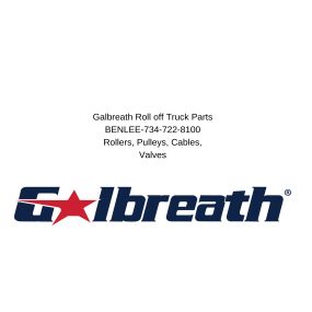 Galbreath roll-off truck parts and roll off trailer parts