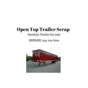 Gondola Trailer, Open Top Trailers by BENLEE