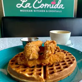 Brunch
chicken waffles