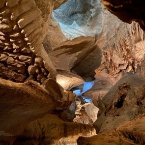 Living caves with tours daily at Endless Caverns RV Resort in New Market, Virginia