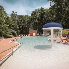 Outdoor pool at Endless Caverns RV Resort in New Market, Virginia