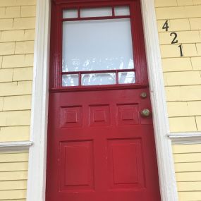 Bold color for you front door