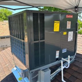 Roof HVAC installation - by Gallaghers Heating & Air - Yuba City