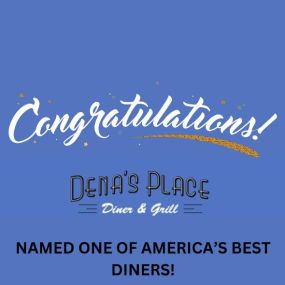 Congratulations to our client, Dena’s Place Diner and Grill, for being named one of the best diners in the United States!

Located at Florida Ave. S. and W. Alamo Dr. in Lakeland, Dena’s Place boasts an impressive 4.9 overall rating on Yelp. If you haven’t experienced their amazing food and warm hospitality yet, now is the perfect time!