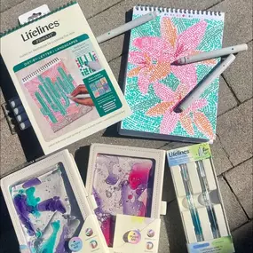 Get into a flow state with Dot-By-Letters! 
Simply choose your color, add it to the helpful key, and then cover all of the corresponding letters on the page! These are just a great de-stress activity and are so much fun!!