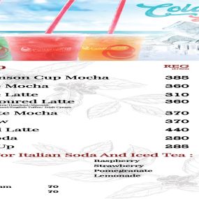 Ice it up with one of our cold beverages at Crimson Cup located inside the Olentangy Motor Inn of Columbus, Ohio.