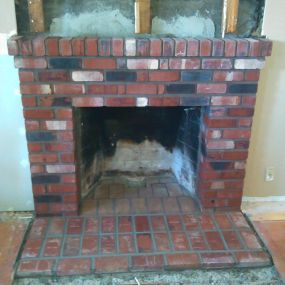 Fireplace Repair After Picture
