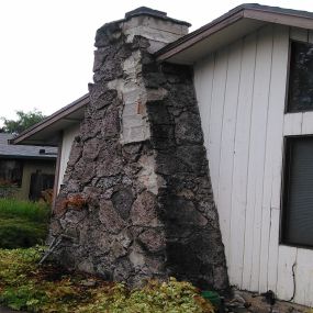 Chimney Repair Before Picture