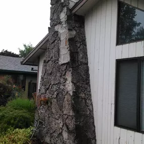 Chimney Repair Before Picture