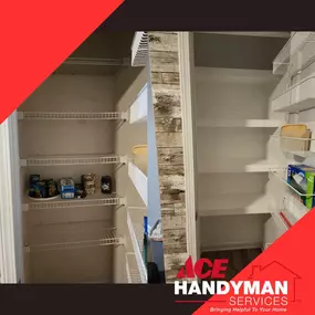 Pantry Shelving Installation Acworth, GA