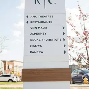Exterior Directional Sign