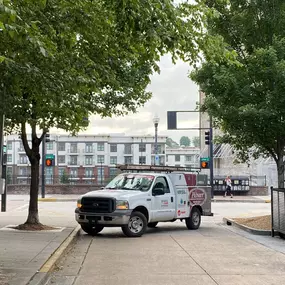 Pioneer Heating, Cooling, Plumbing and Electrical white truck