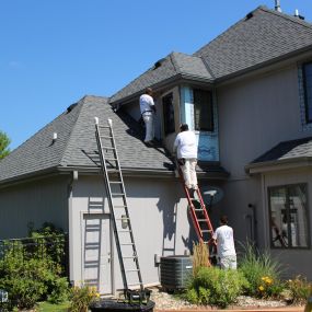 Omaha siding repair 4x9 vertical panel siding