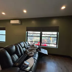 Omaha Interior Walls Painted in: Sherwin Williams SuperPaint Satin - SW 6186 Dried Thyme