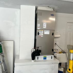 Indoor ac unit installation