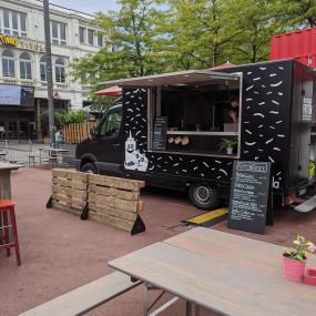 FrittenFreude Food-Truck aufgebaut