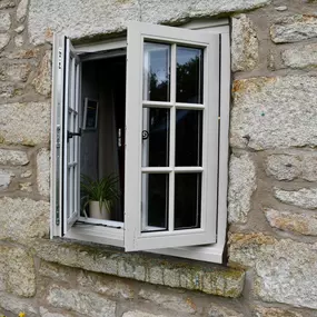 An open anglian window.