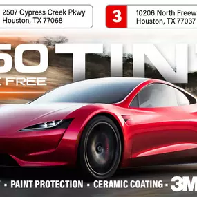 Auto tinting coupon Pearland Texas.