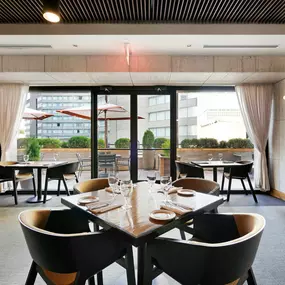 Elegant dining room in downtown Nashville