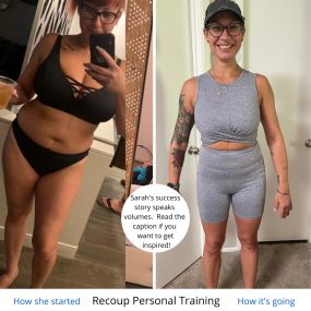 The incredible physical and mental transformation of Sarah