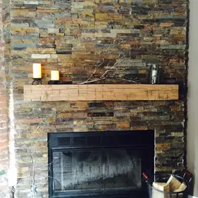 Fireplace Mantel, 
200 + yr old barn beam Fireplace Mantel
Hand Hewn Fireplace mantel