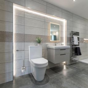 Bathroom showroom at MKM Carlisle.