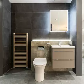 Bathroom showroom at MKM Carlisle.