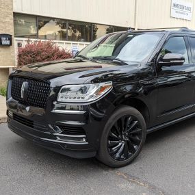 Chrome Delete 2021 Lincoln Navigator Black out in our shop in Wheat Ridge