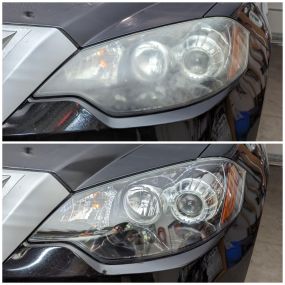 Acura RDX headlight restoration