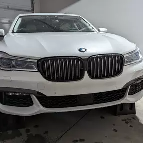 This 2016 BMW 750i received a full front bumper clear bra