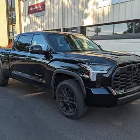 Full chrome delete on this 2023 Toyota Tundra TRD in Wheat Ridge