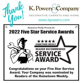 5 Star Service Award for Carpet and Flooring